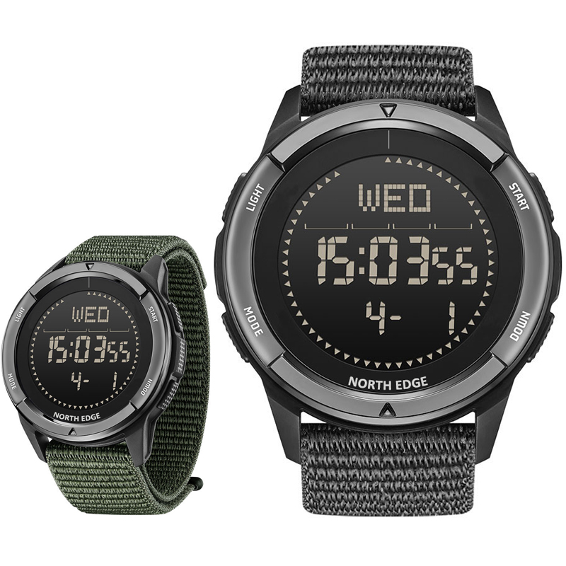 Altimeter Compass Watch - ساعة رقمية للرجال رياضية خفيفة للغاية