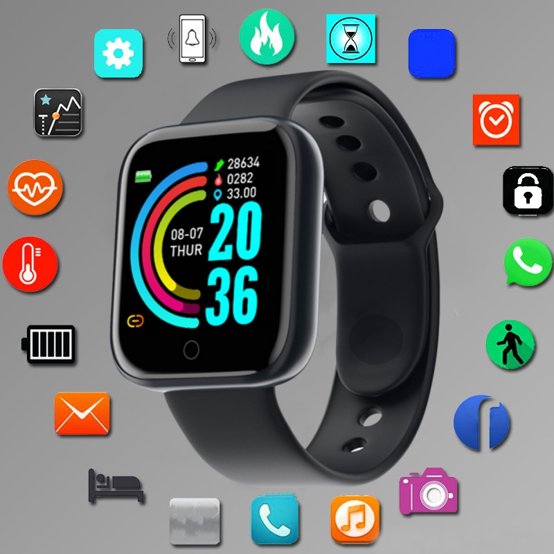 Smartwatch Watches Price - ساعة ذكية للرجال والنساء، وضع رياضي،