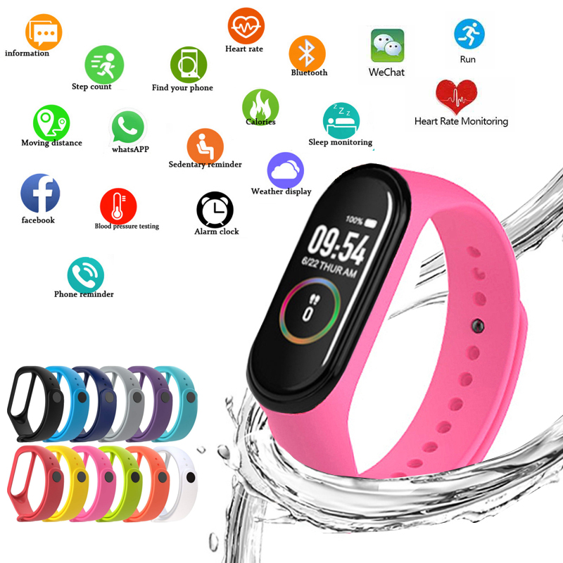 Smartwatch Watches Brands For Women - M4 الساعات الذكية الرياضة الأساور للنساء