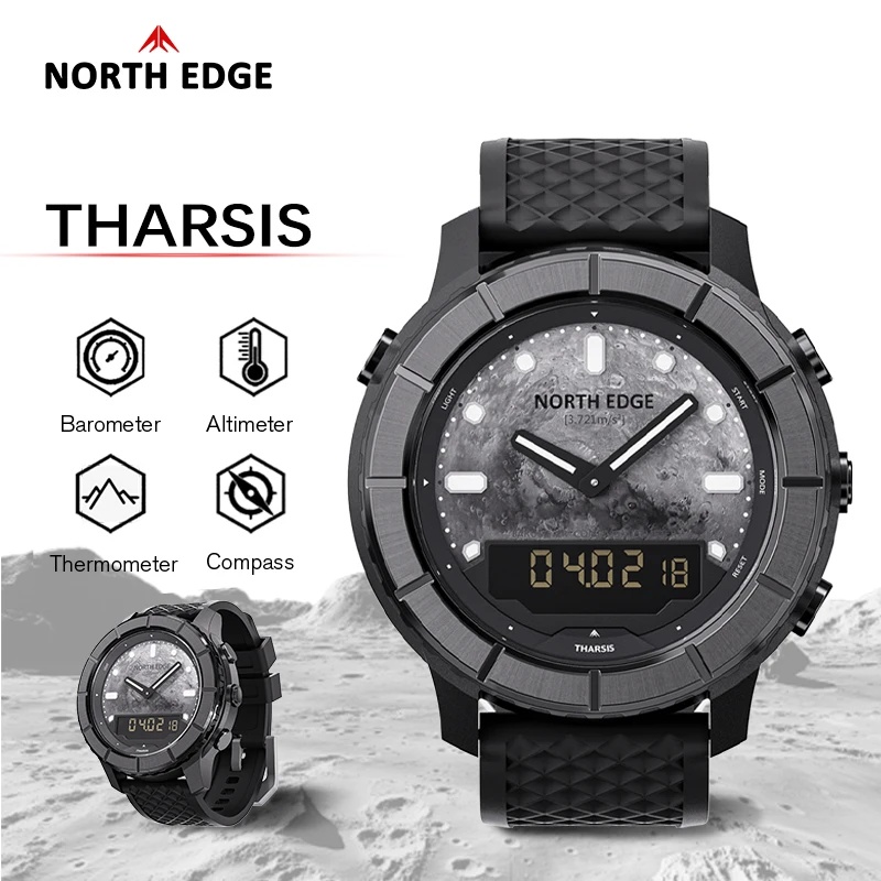 Altimeter Compass Watch - ساعة رقمية للرجال من نورث إيدج