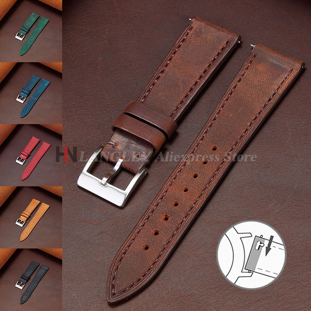 Smartwatch Vintage Watches For Women - حزام ساعة من الجلد الطبيعي بتصميم
