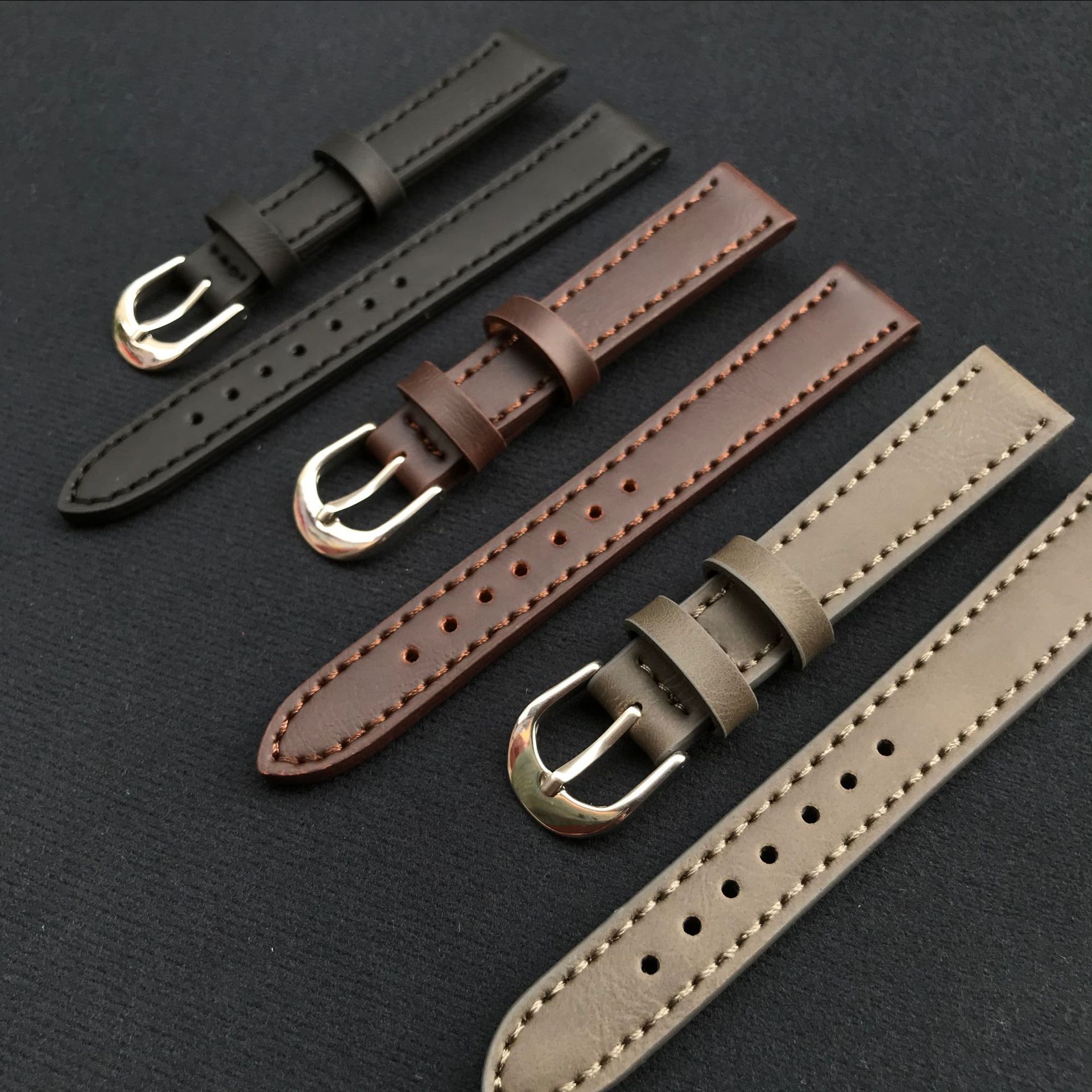 حزام ساعة جلدي 14 مم و16 مم لل - مراجعة Smartwatch Vintage Watches For Women وسعره