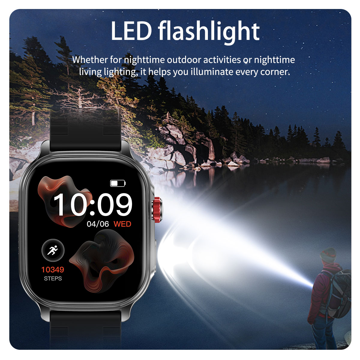 ساعة ذكية 2026 بشاشة 2.01 بوصة - مراجعة Smartwatch Watches Price وسعره