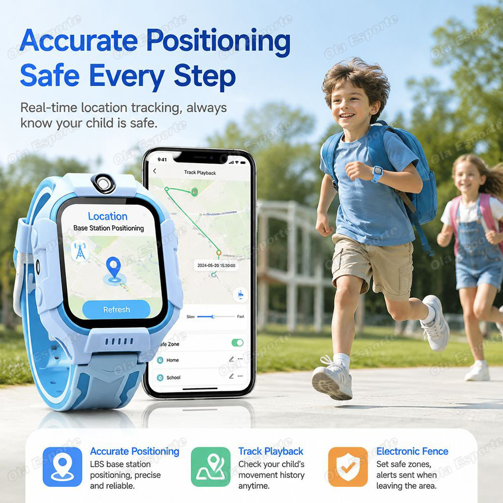 ساعة ذكية جديدة للأطفال 2027 ت - مراجعة Smartwatch Watches For Kids With Gps وسعره