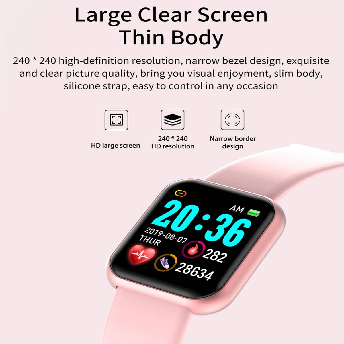 ساعة ذكية للرجال والنساء ، ساع - مراجعة Smartwatch Watches Price وسعره