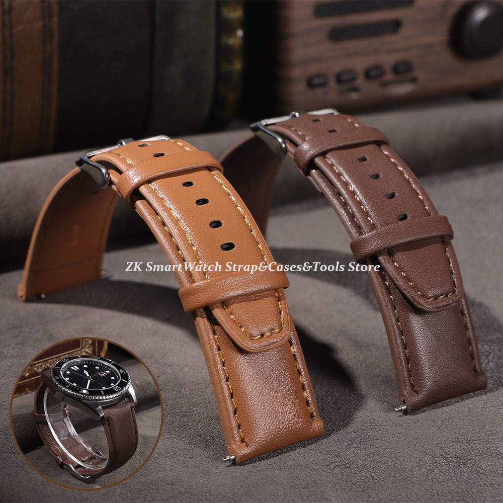 حزام ساعة جلدي 22 ملم لأوميغا  - مراجعة Smartwatch Vintage Watches For Women وسعره