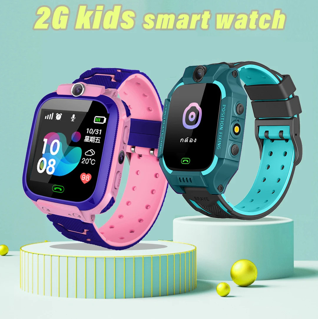 Q12 ساعة ذكية للأطفال 2G SOS C - مراجعة Smartwatch Watches For Girls وسعره