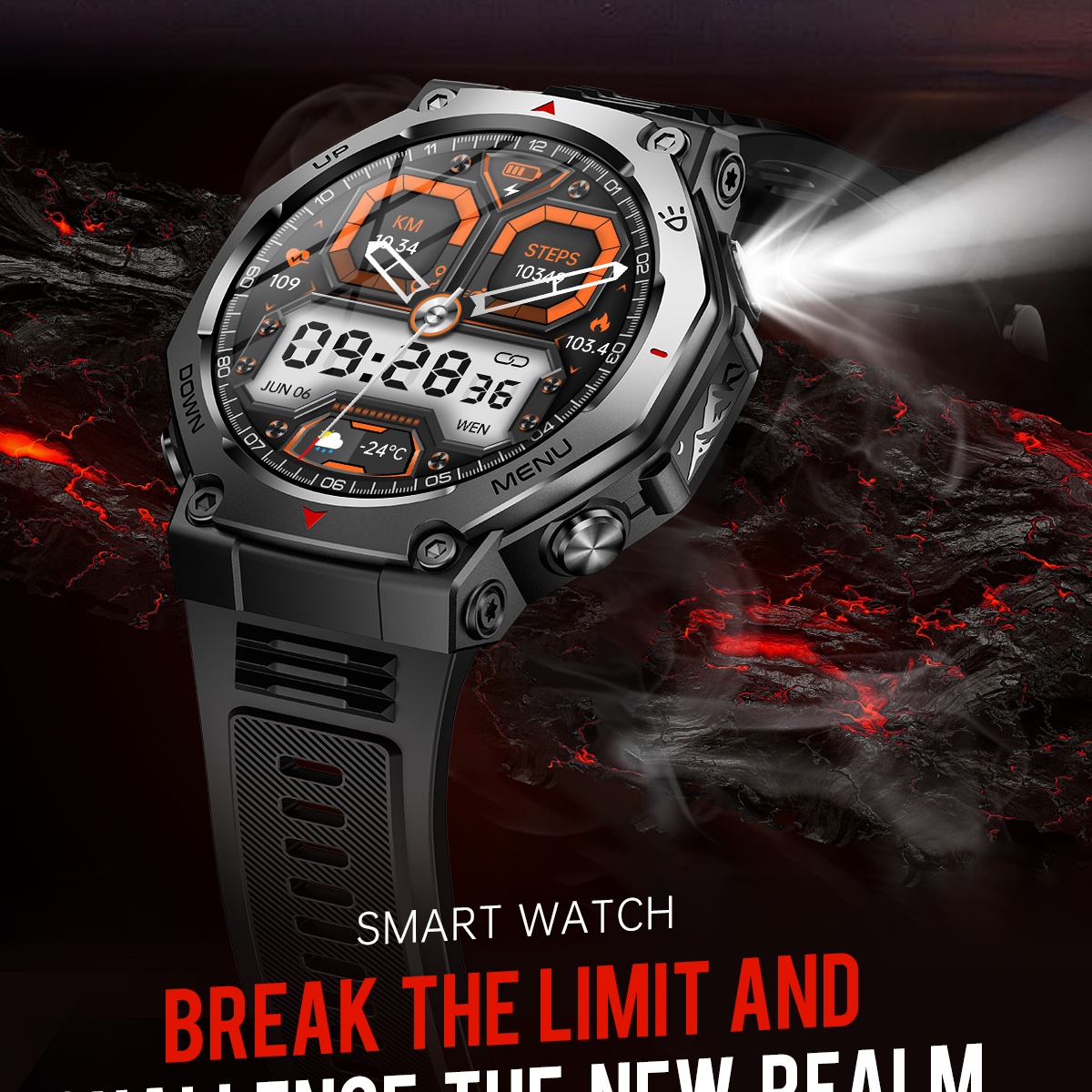 لنظام أندرويد IOS جديد AMOLED  - مراجعة Watch Vs Smartwatch وسعره