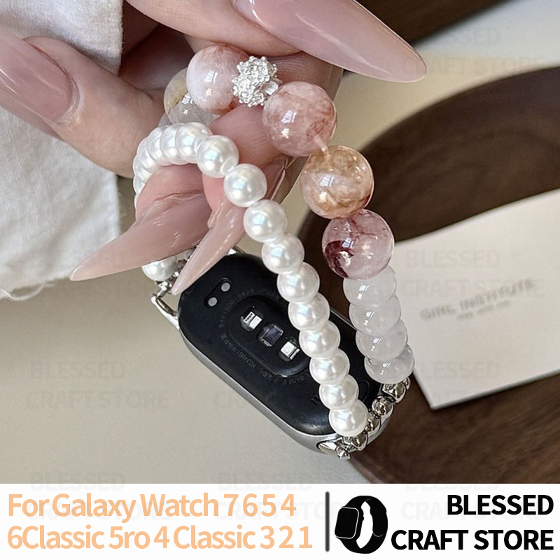 سوار من الكريستال الطبيعي والل - مراجعة Smartwatch Vintage Watches For Women وسعره