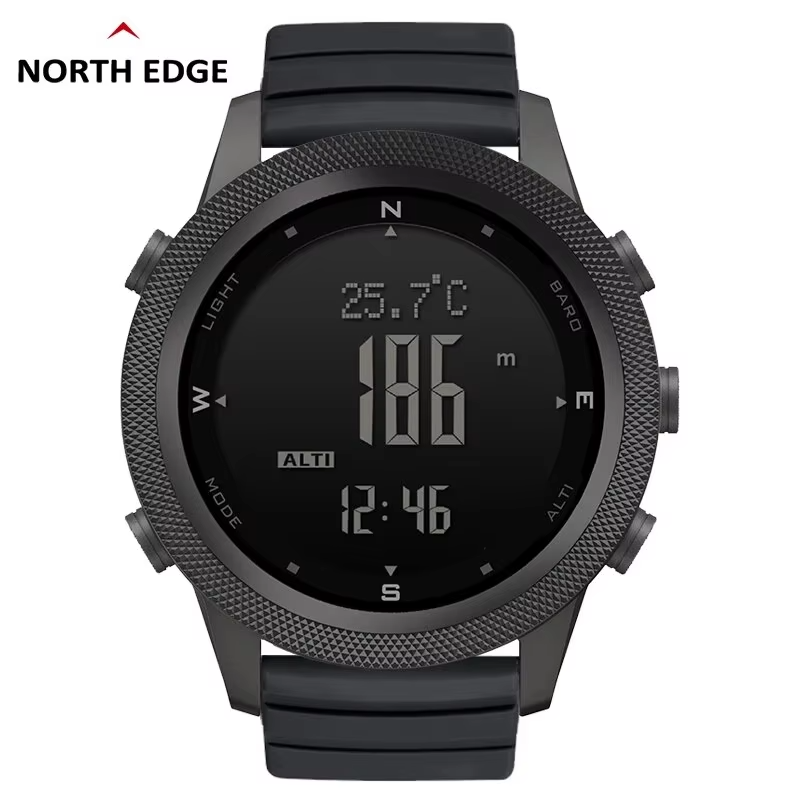 ساعة رقمية للرجال من نورث إيدج - مراجعة Altimeter Compass Watch وسعره