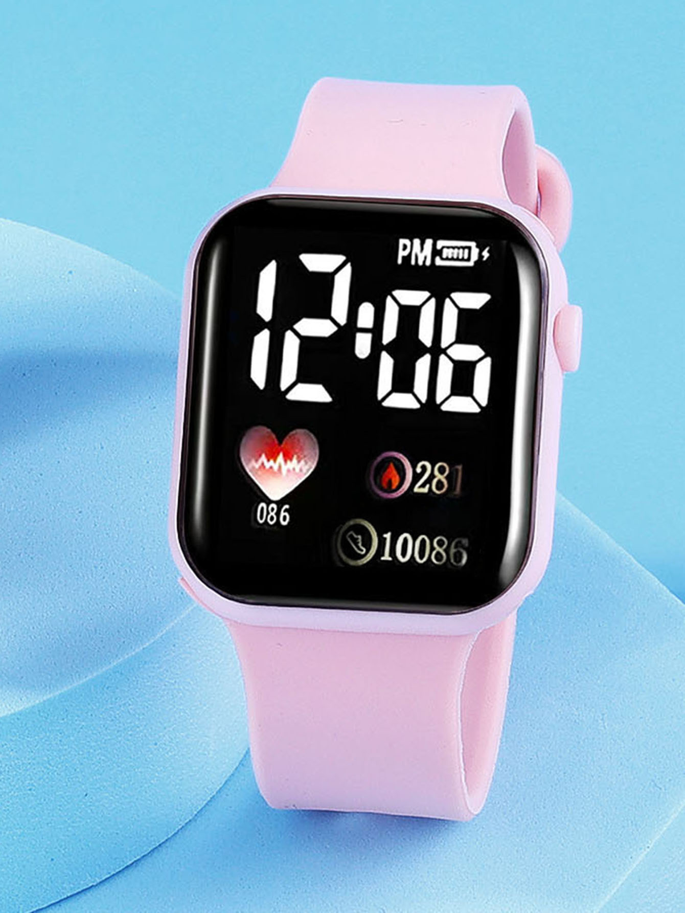 ساعة إلكترونية مربعة من السيلي - مراجعة Smartwatch Watches For Girls وسعره