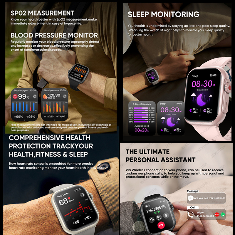 ساعة Ultra K62 للرجال والنساء  - مراجعة Smartwatch Watches For Women With Gps وسعره
