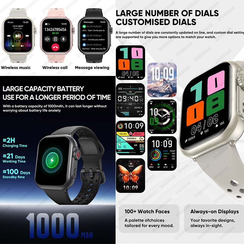ساعة Ultra K62 للرجال والنساء  - مراجعة Smartwatch Watches For Women With Gps وسعره