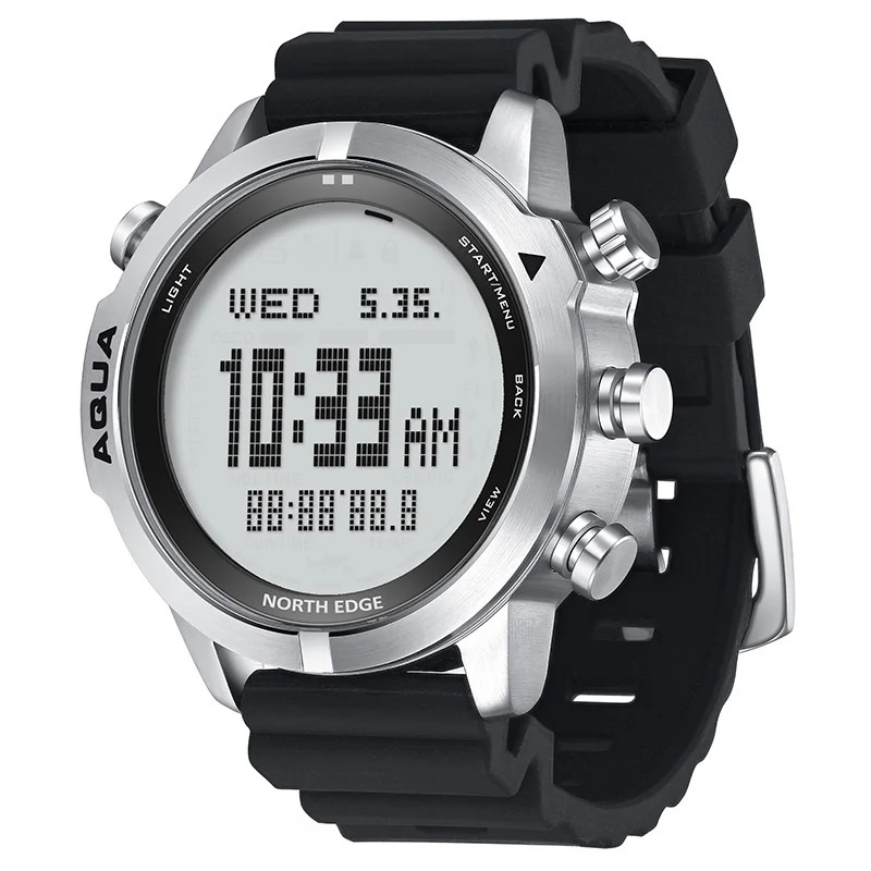ساعة نورث إيدج الرقمية للرجال، - مراجعة Altimeter Compass Watch وسعره