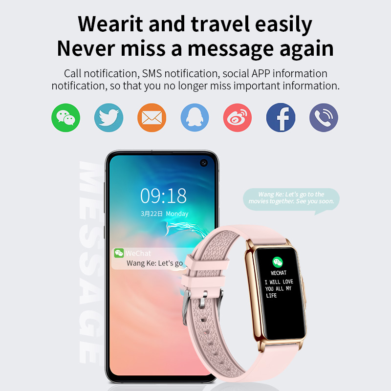 LIGE عداد الخطى بلوتوث دعوة سا - مراجعة Watches Ladies Smartwatch وسعره