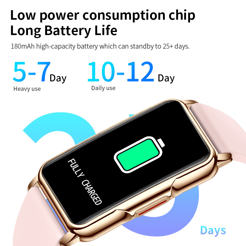 LIGE عداد الخطى بلوتوث دعوة سا - مراجعة Watches Ladies Smartwatch وسعره