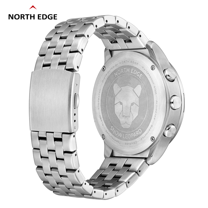 NORTH EDGE ساعة رقمية رياضية ل - مراجعة Altimeter Compass Watch وسعره